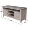 International Concepts Entertainment / TV Stand with 2 Doors, Washed Gray Taupe TV09-51 - alternate 10